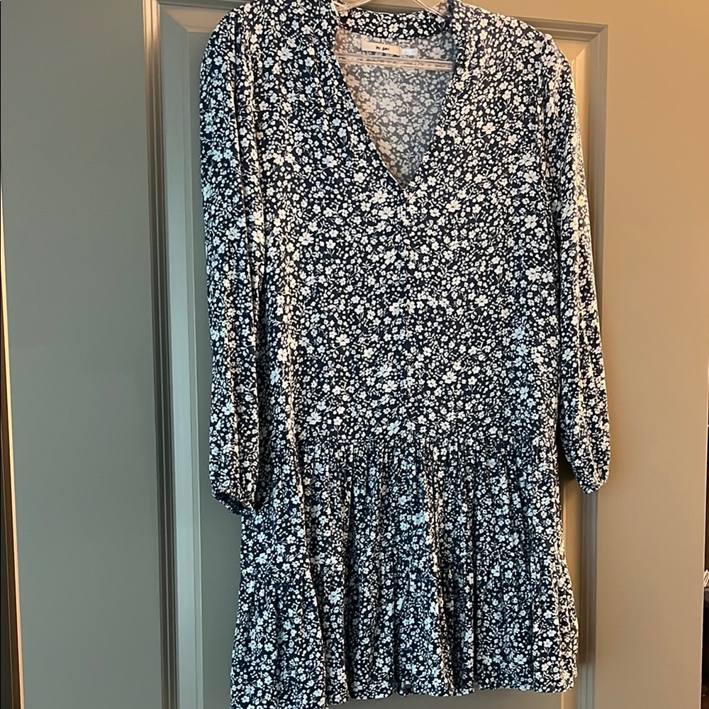 Floral V-Neck Dress